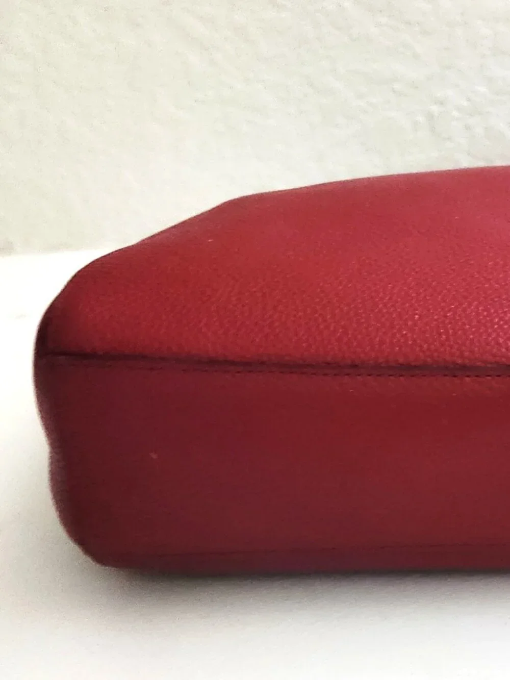 Like New Coach Prairie Deep Red Leather Shoulder Bag Purse